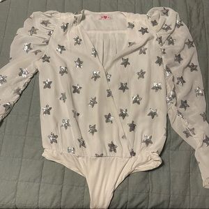 Show Me Your MuMu Beaded Bodysuit
